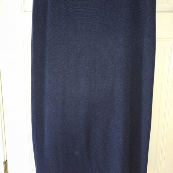 Eileen Fisher Navy Pencil Skirt -Wool, New w/o Tags - Picture 3 of 5